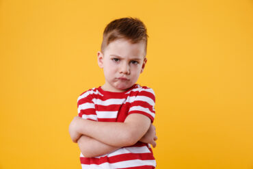 upset little boy